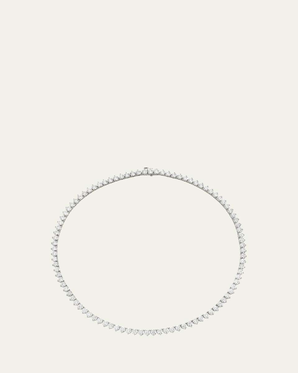 Lab Grown Diamond Tennis Necklace, Large